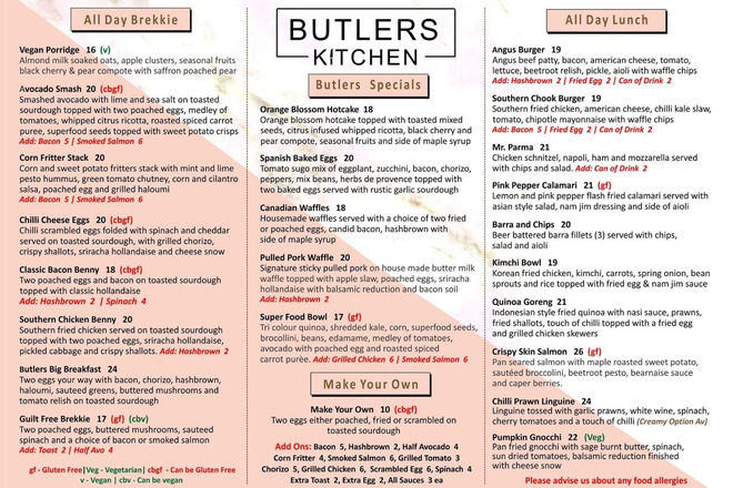 BUTLERS KITCHEN - NARRE WARREN